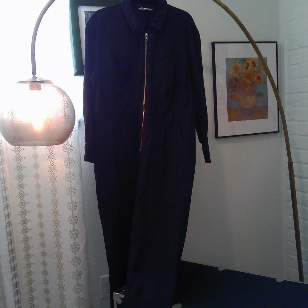 Steve Madden Black Jumpsuit with Zipper